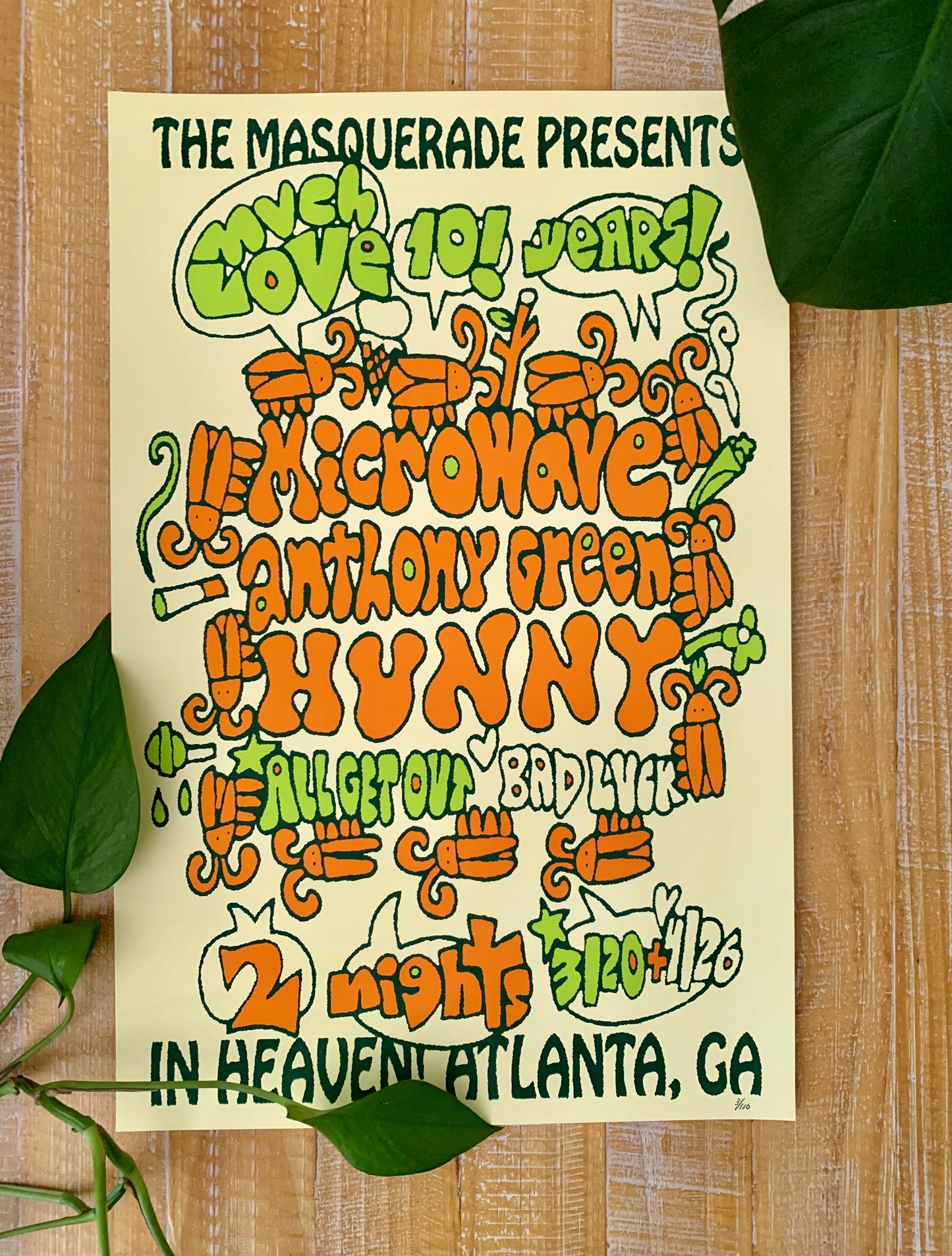 Much Love Anniversary Atlanta Show Poster