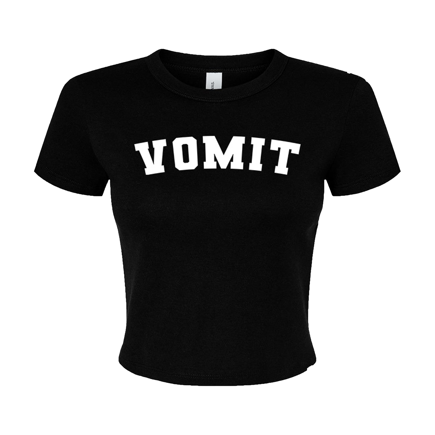 Vomit Cropped T Shirt