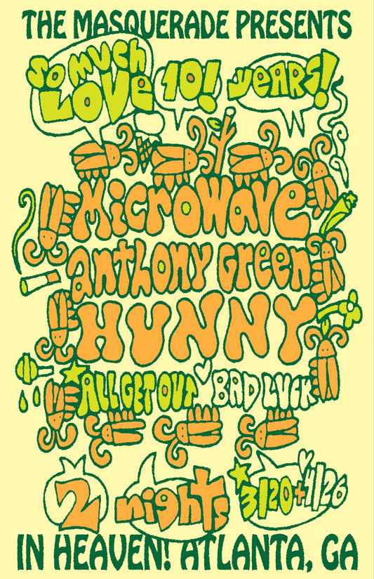 Much Love Anniversary Atlanta Show Poster