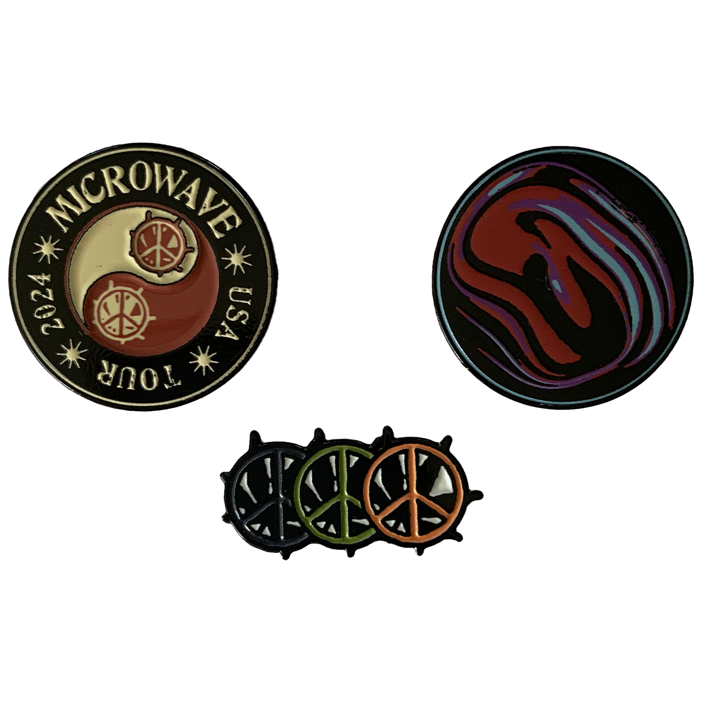 Let's Start Degeneracy Enamel Pin Set