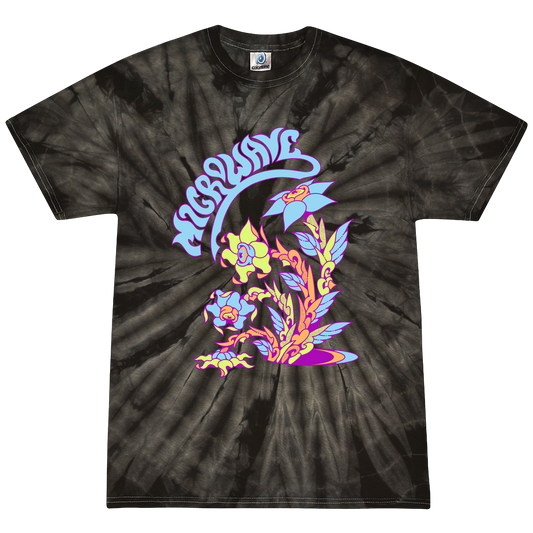 Flowers Tie Dye T Shirt