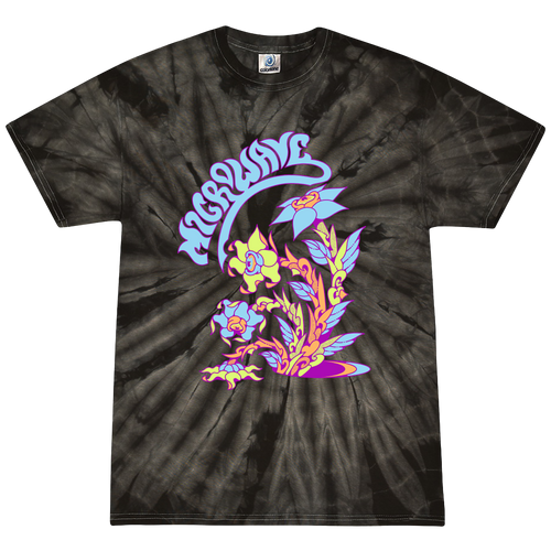 Flowers Tie Dye T Shirt