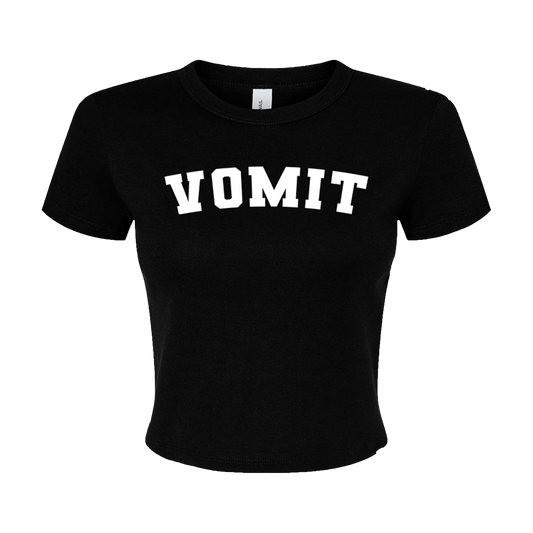 Vomit Cropped T Shirt